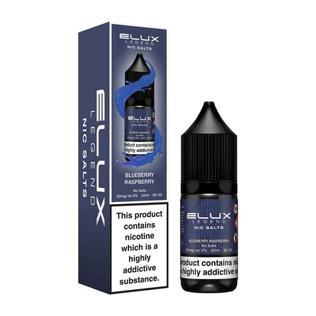 Blueberry Raspberry elux legend nic salts 10mg