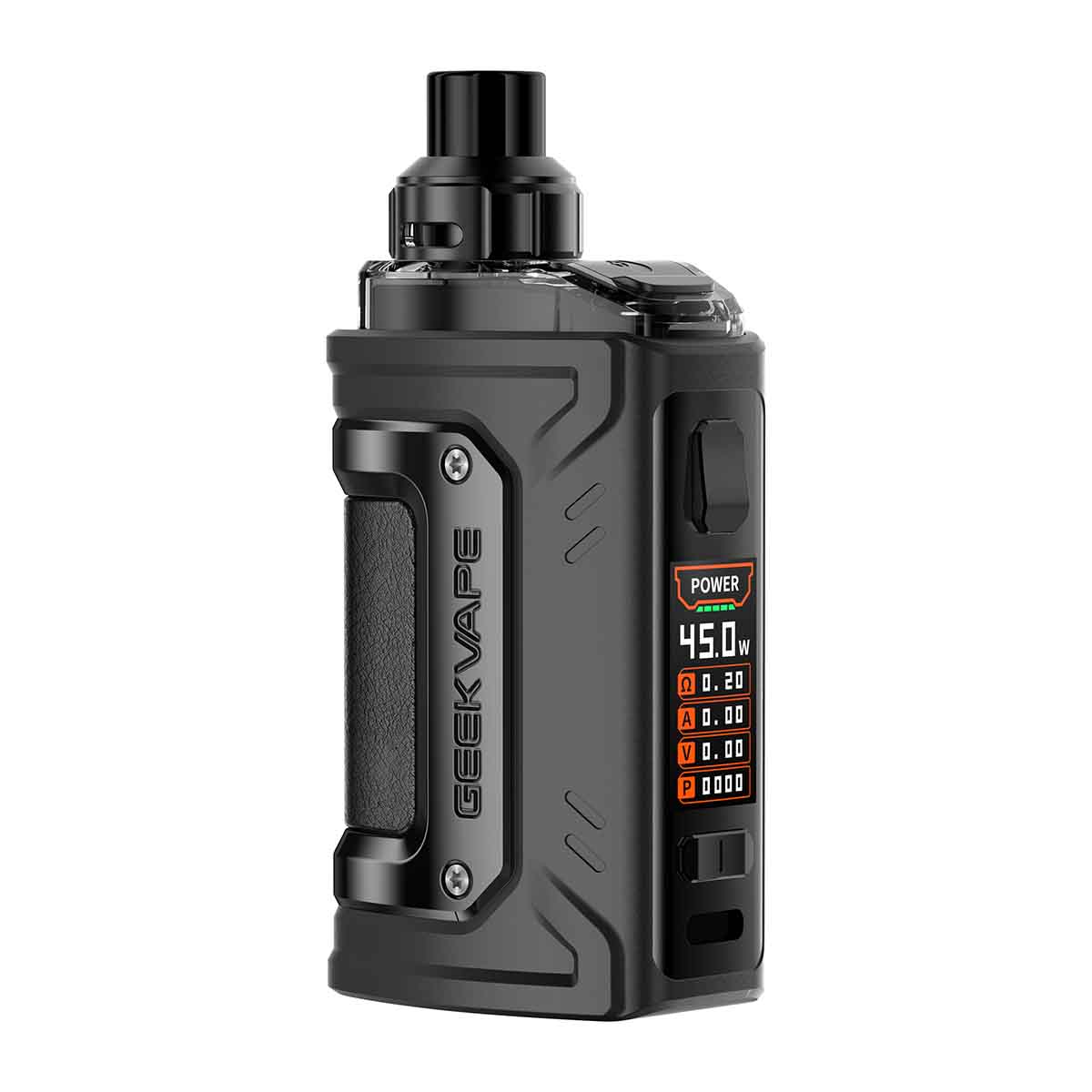 Black geek vape H45 classic Aegis Hero 3 kit 