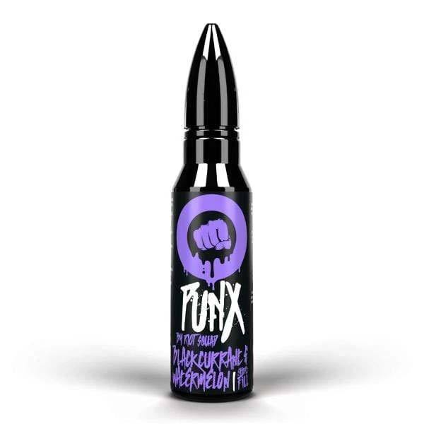 Blackcurrant & Watermelon Punx Riot Squad E-liquid Short Fill 50ml