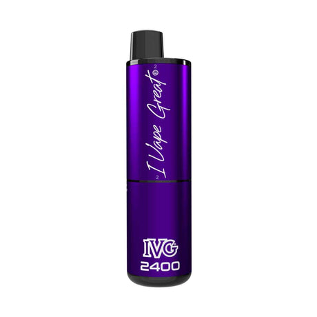 Blackcurrant Menthol ivg 2400 disposable vape 