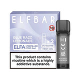 Blue Razz Lemonade elf bar elfa pre filled pods