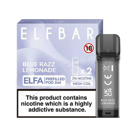 Blue Razz Lemonade elf bar elfa pre filled pods