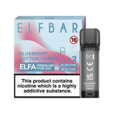 Blueberry Cotton Candy elf bar elfa pre filled pods