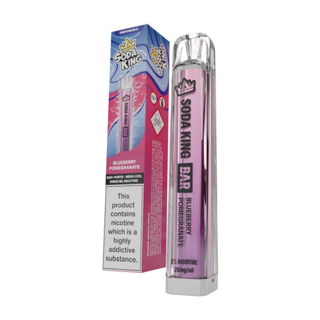 Blueberry Pomegranate Soda King Bar disposable vape