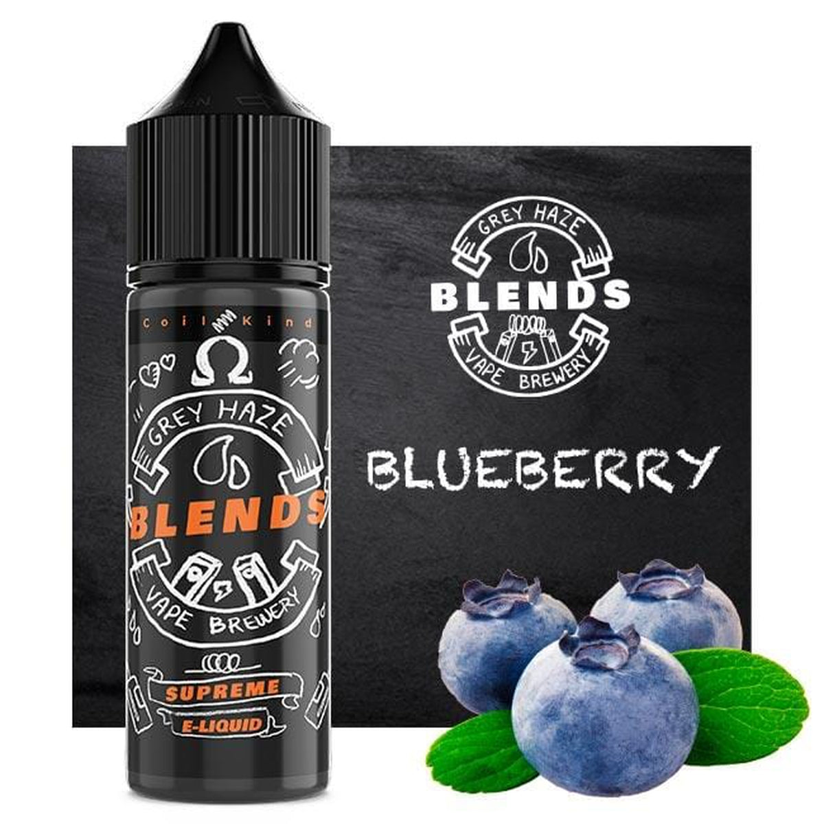 Blueberry Grey Haze Blends Shortfill  MaxVG