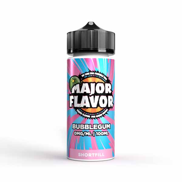 Bubblegum Major Flavor shortfill e liquid 100ml