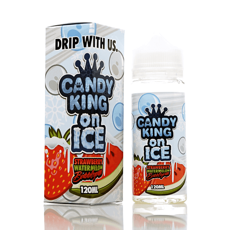 Strawberry Watermelon Bubblegum On Ice Candy King shortfill e liquid 100ml