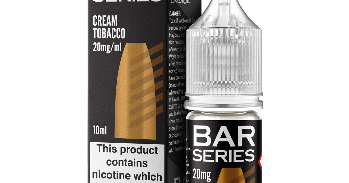 Cream Tobacco Nic Salt By Bar Series | Grey Haze UK Cream Tobacco Nic Salt By Bar Series | Grey Haze UK
