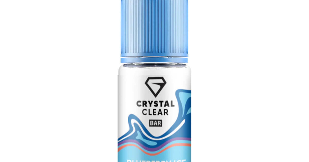 Crystal Clear Bar Nic Salts Blueberry Ice | Grey Haze UK