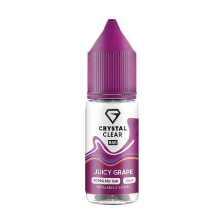 Juicy Grape crystal clear bar nic salts 10ml/20mg