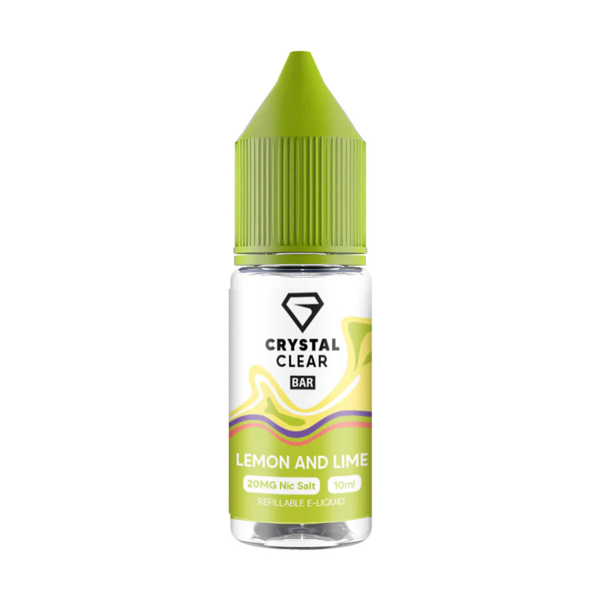 Crystal Clear Bar Nic Salts Lemon & Lime