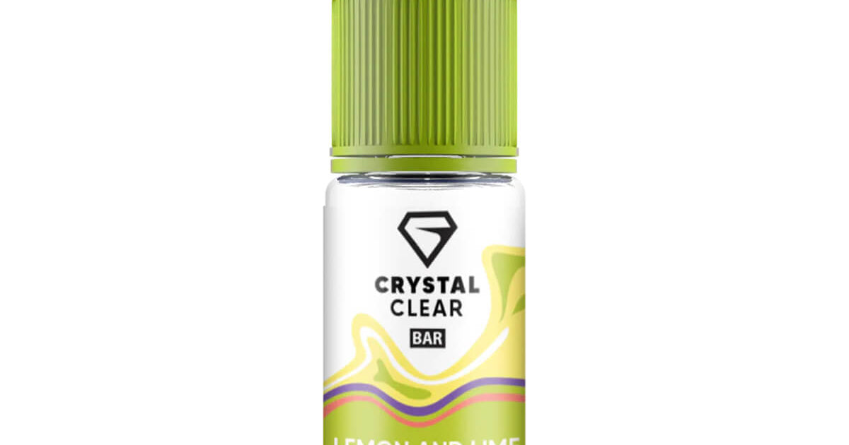 Crystal Clear Bar Nic Salts Lemon & Lime | Grey Haze UK Crystal Clear Bar Nic Salts Lemon & Lime | Grey Haze UK