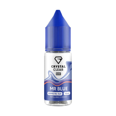 Mr Blue crystal clear bar nic salts 10ml/20mg