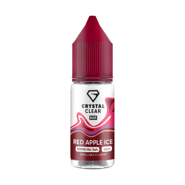 Red Apple Ice crystal clear bar nic salts 10ml/20mg