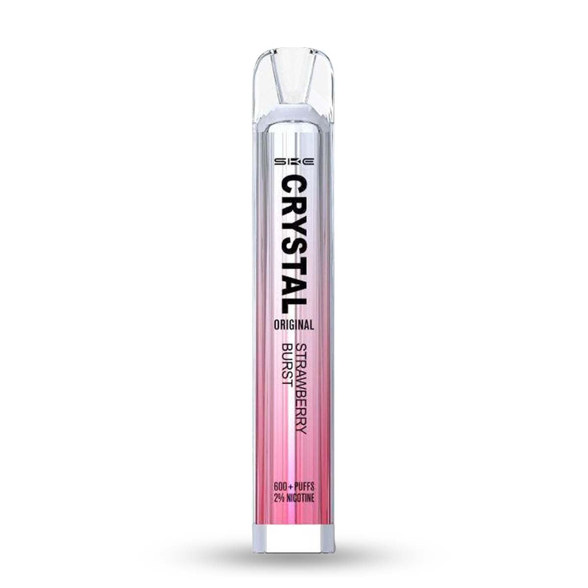 Strawberry Burst ske crystal bar Original 600 disposable vape - 0mg Nicotine Free 