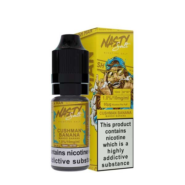 Cushman Banana Nasty Salt Eliquid 10ml