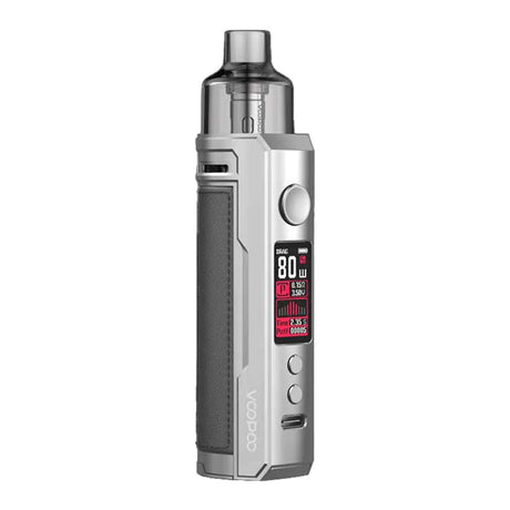 Silver Dark Grey voopoo drag x pod vape kit