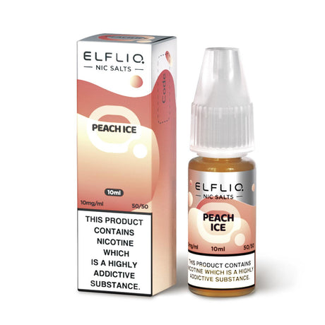 Peach Ice elf bar elf liq nic salts 10mg