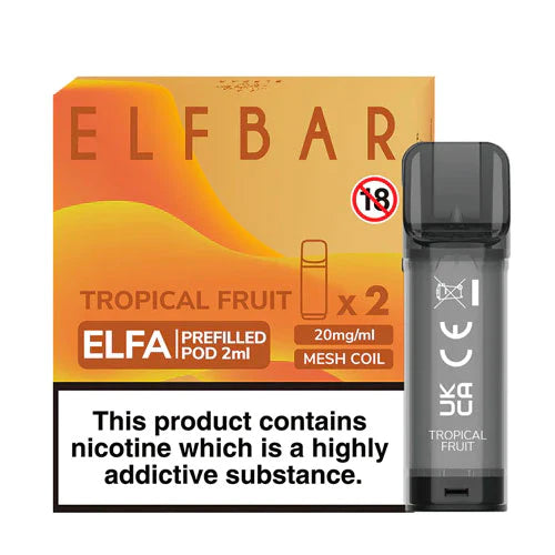 Elf Bar Elfa Pre-filled Pods | Grey Haze UK Elf Bar Elfa Pre-filled Pods | Grey Haze UK