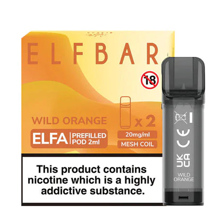 Wild Orange elf bar elfa pre filled vape pods