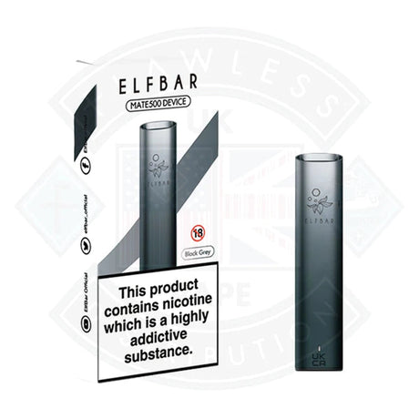 Black elf bar Mate 500 pod vape kit