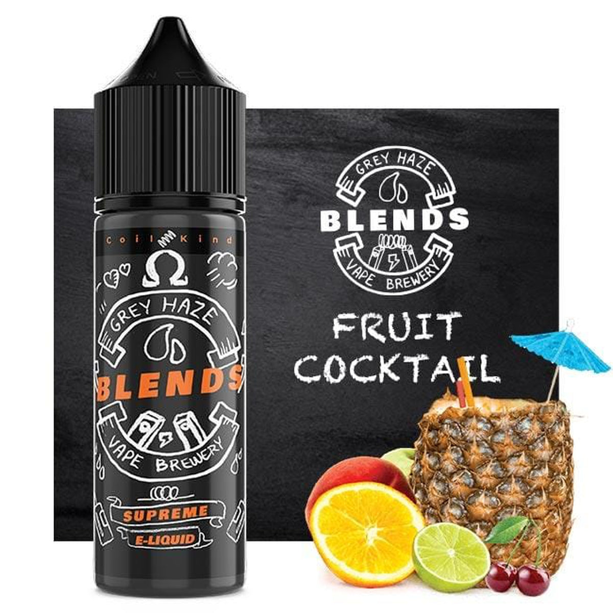 Fruit Cocktail - Grey Haze Blends – Short Fill – MaxVG