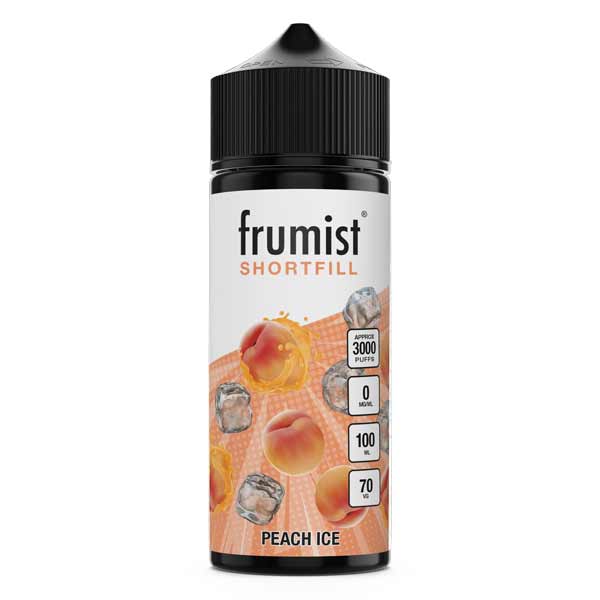 Peach Ice Frumist shortfill e liquid 100ml