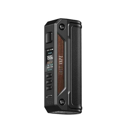 Gunmetal lost vape Thelema Solo box mod