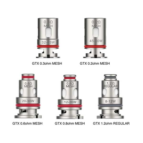 Vaporesso GTX Replacement Coils 5 Pack