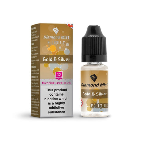 Gold & Silver Diamond Mist E-Liquids 10ml