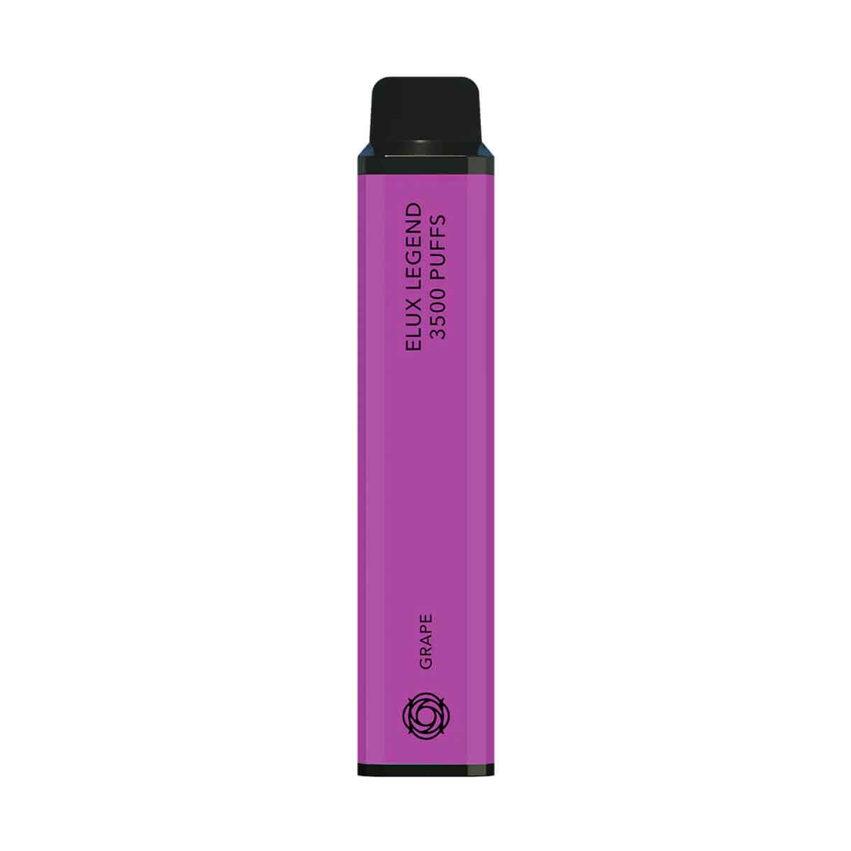 Grape elux legend 3500 disposable vape 