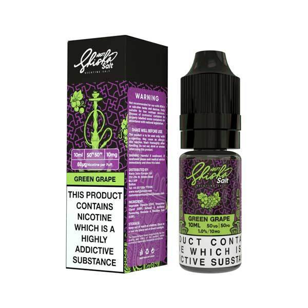 Green Grape Nasty Shisha Nicotine Salt