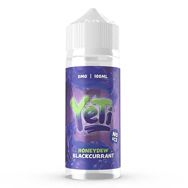 Yeti No Ice Honeydew Blackcurrant Short Fill 100ml