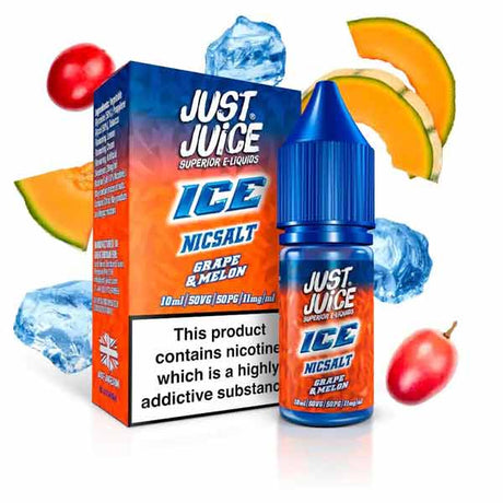 Grape & Melon Ice Just Juice nic salts 10ml