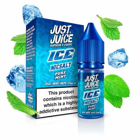 Pure Mint Ice Just Juice nic salts 10ml