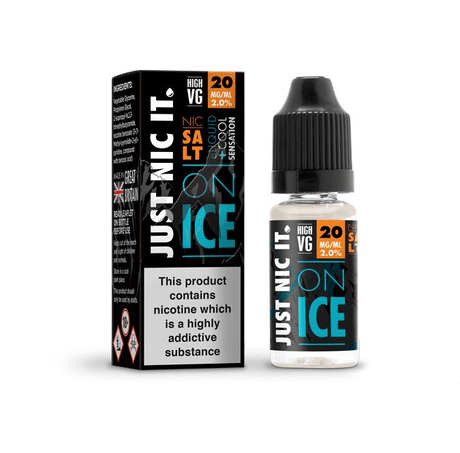 Just Nic It Nic Salt on Ice 80/20 High VG Nicotine Shot 20mg