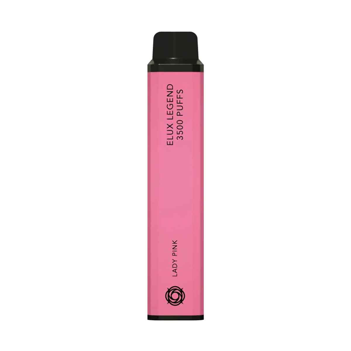 Lady Pink elux legend 3500 disposable vape 