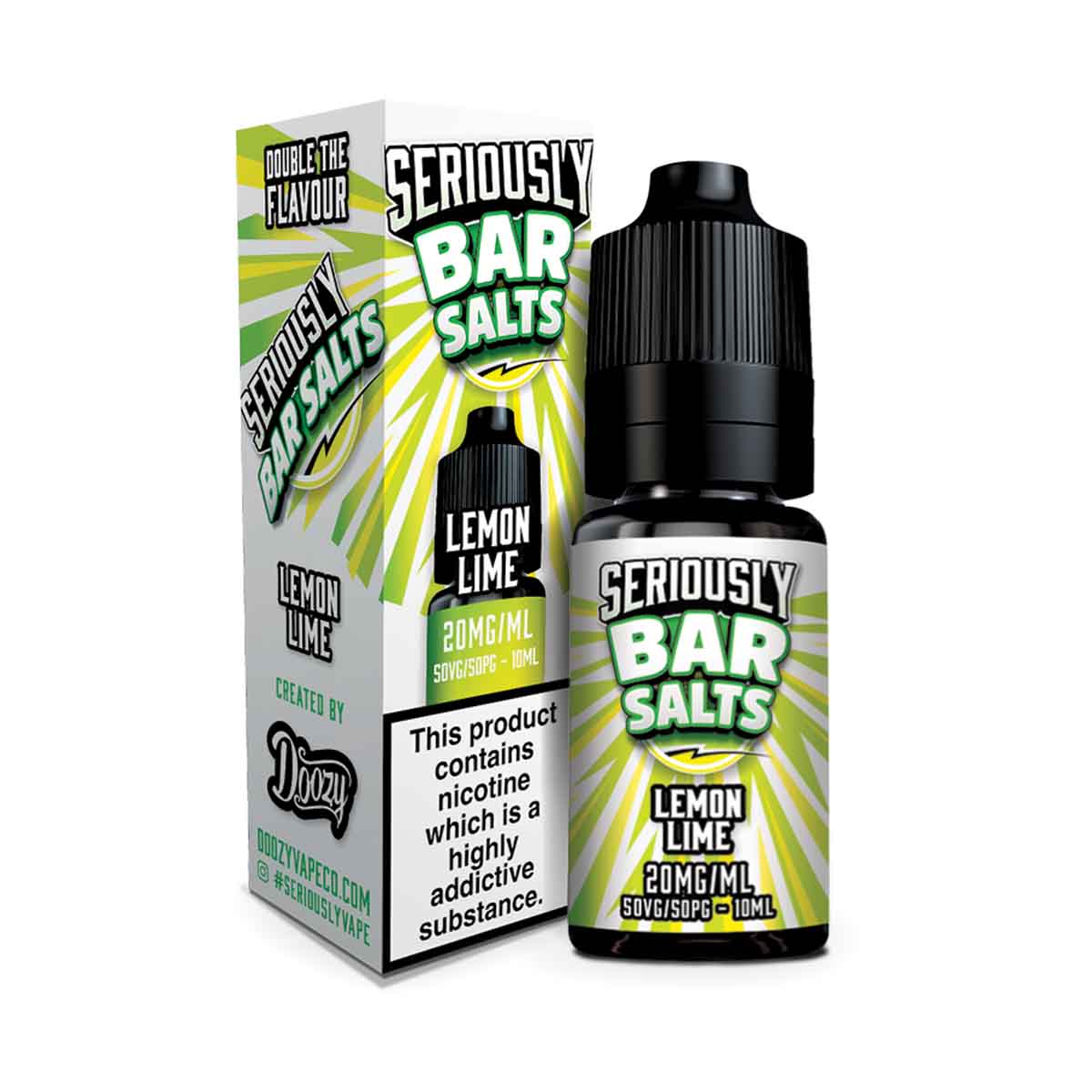 Lemon Lime Seriously Bar Salts nic salts 20mg