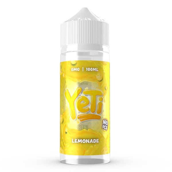 Yeti No Ice Lemonade Short Fill 100ml