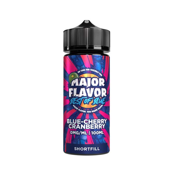 Best of Blue - Blue Cherry Cranberry by Major Flavor Short Fill 100ml |  Grey Haze UK