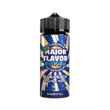 Blue Peach Best of Blue Major Flavor shortfill e liquid 100ml 