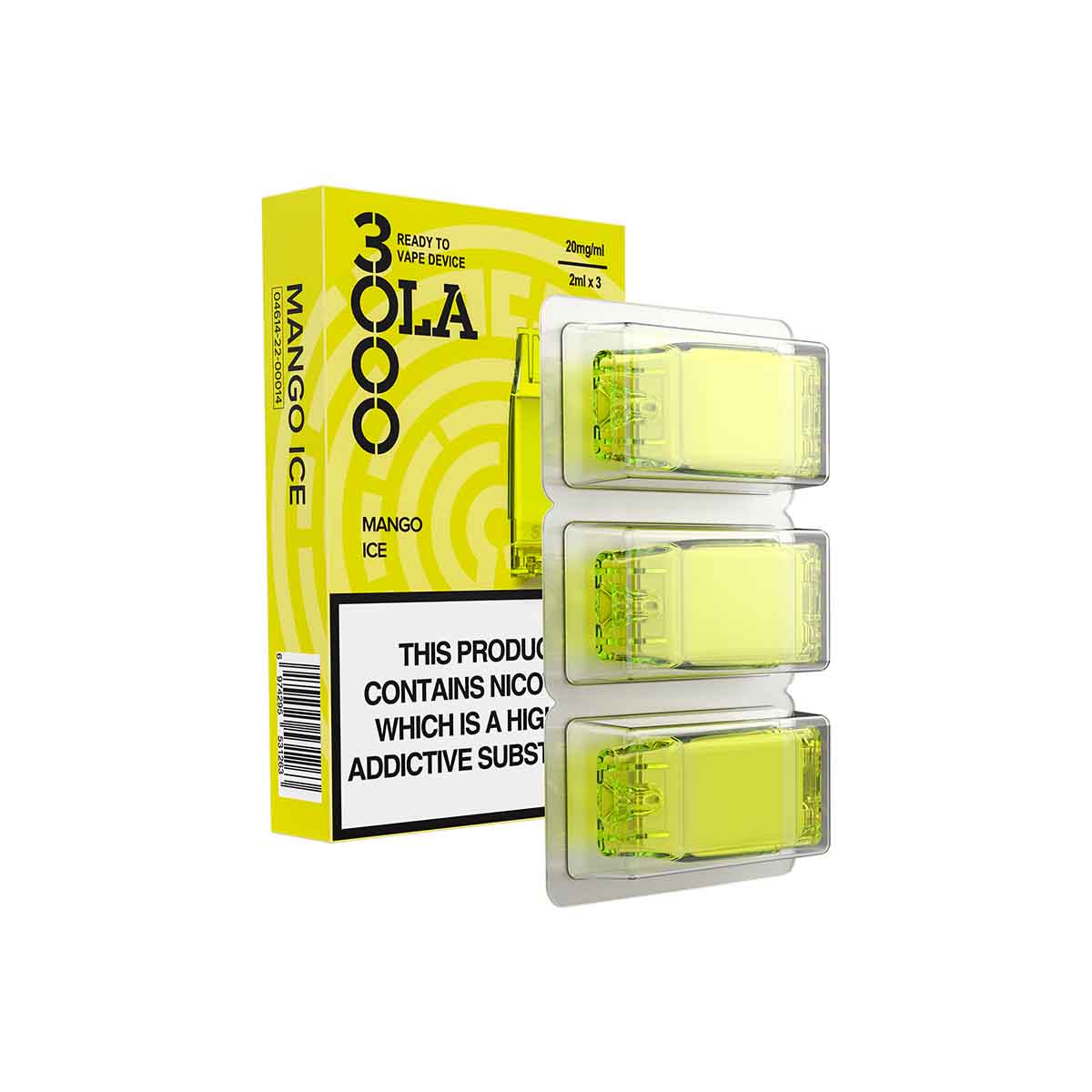 Mango Ice Smpo Ola 3000 pre filled Pods 