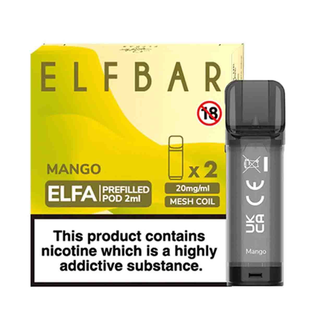 Elf Bar Elfa Pre-filled Pods | Grey Haze UK Elf Bar Elfa Pre-filled Pods | Grey Haze UK