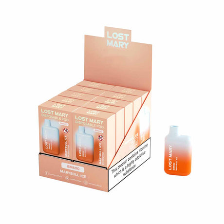 Marybull Ice lost mary BM600 disposable vape kit 10Pack