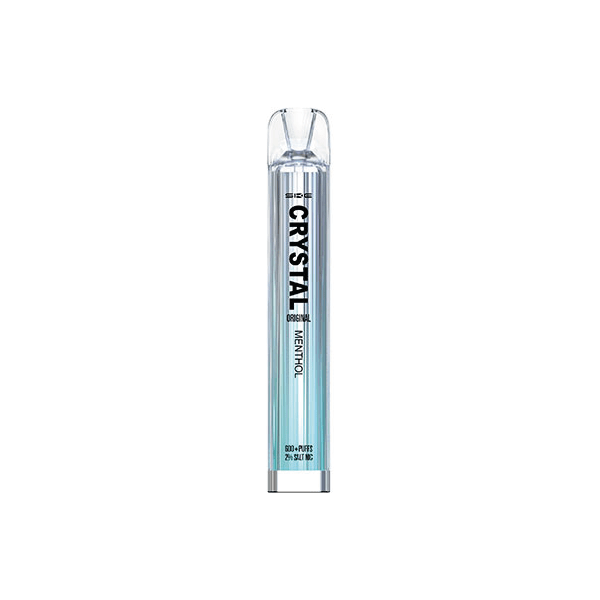 Menthol crystal bar Original 600 disposable vape 