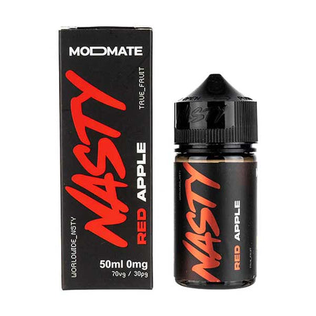 Red Apple nasty modmate shortfill e liquid 50ml