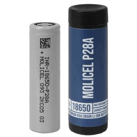 Molicel P28A 18650 2800mAh 25A vape battery