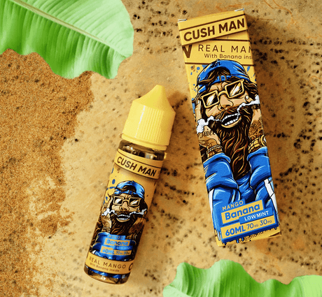 Banana Cush Man Series Low Mint by Nasty Juice Short Fill 50ml