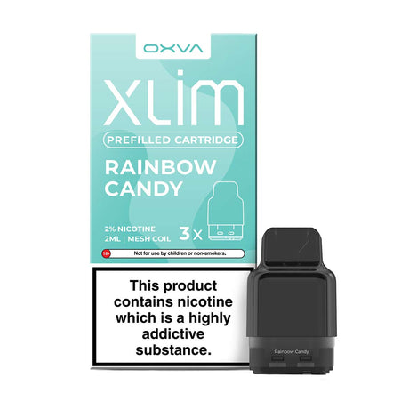 Rainbow Candy oxva xlim pre filled vape pods