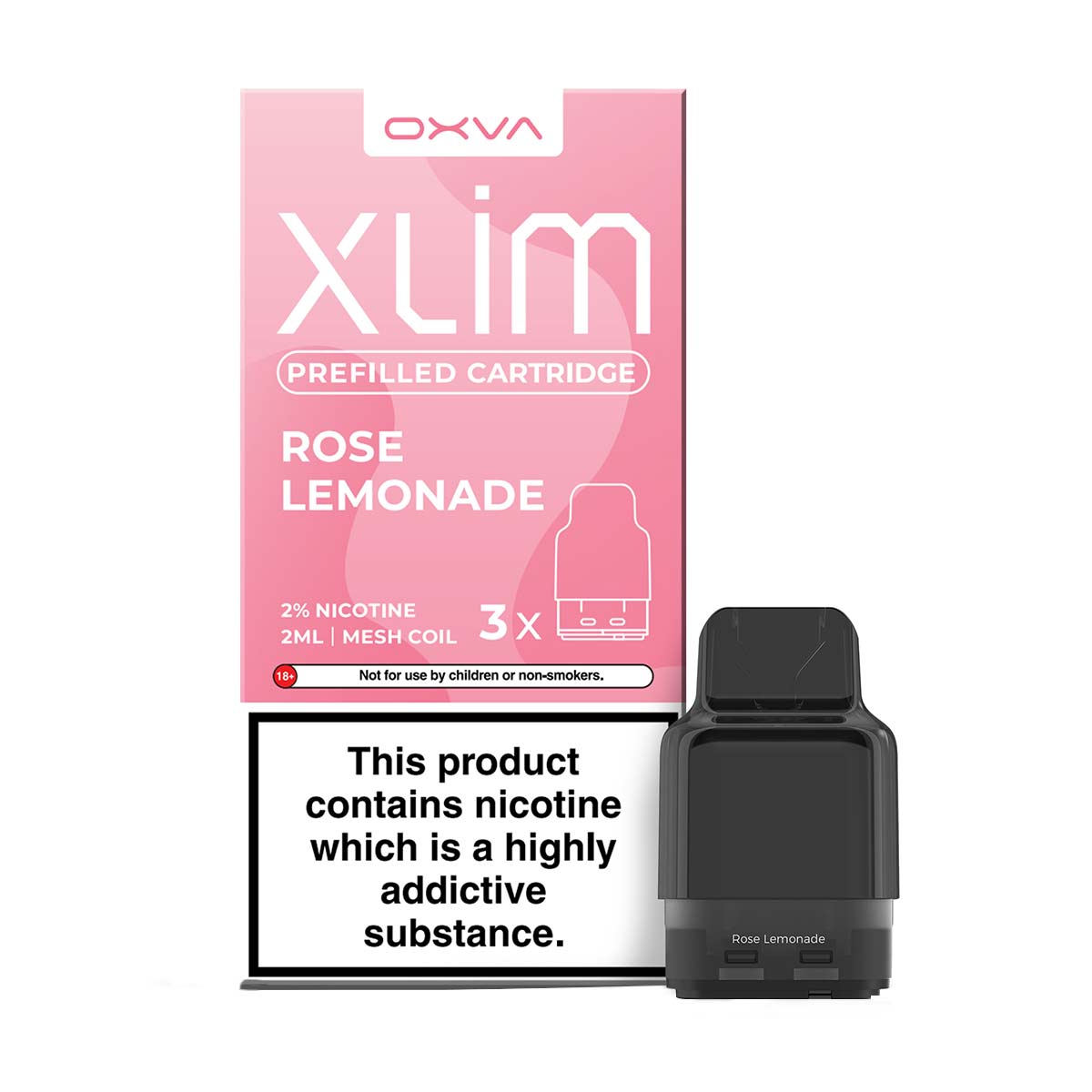 Rose Lemonade oxva xlim pre filled vape pods